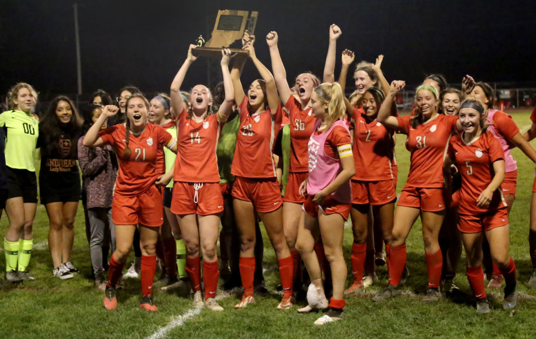 Andrean/Rensselaer, Class A Sectional championship Soccer